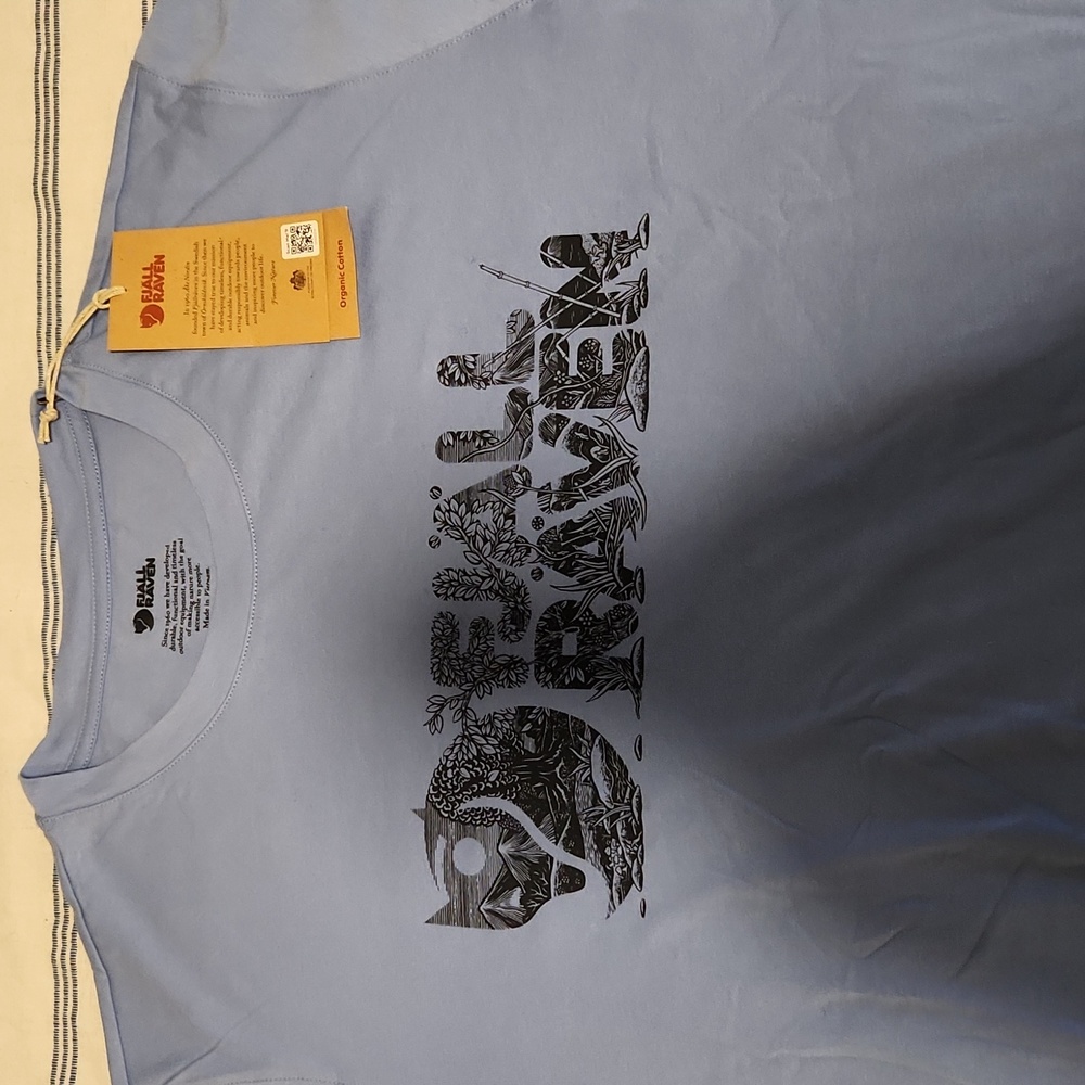 🆕 Fjallraven Lush Logo T-Shirt - L - Picture 2 of 4